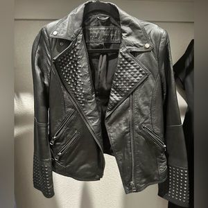 Zara leather jacket